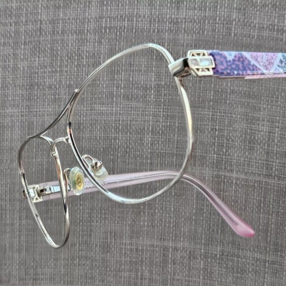 Vera Bradley Women Eyeglasses/Sunglasses Frame Gold Tone MODERN MADLEY Glasses - Picture 2 of 12